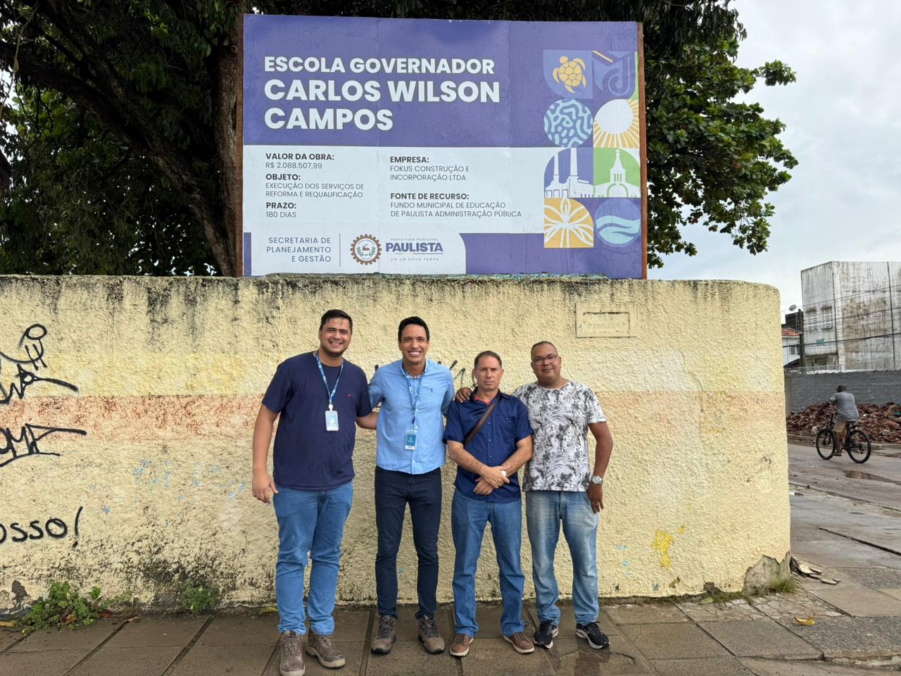 Prefeitura do Paulista inicia requalificação da Escola Governador ...
